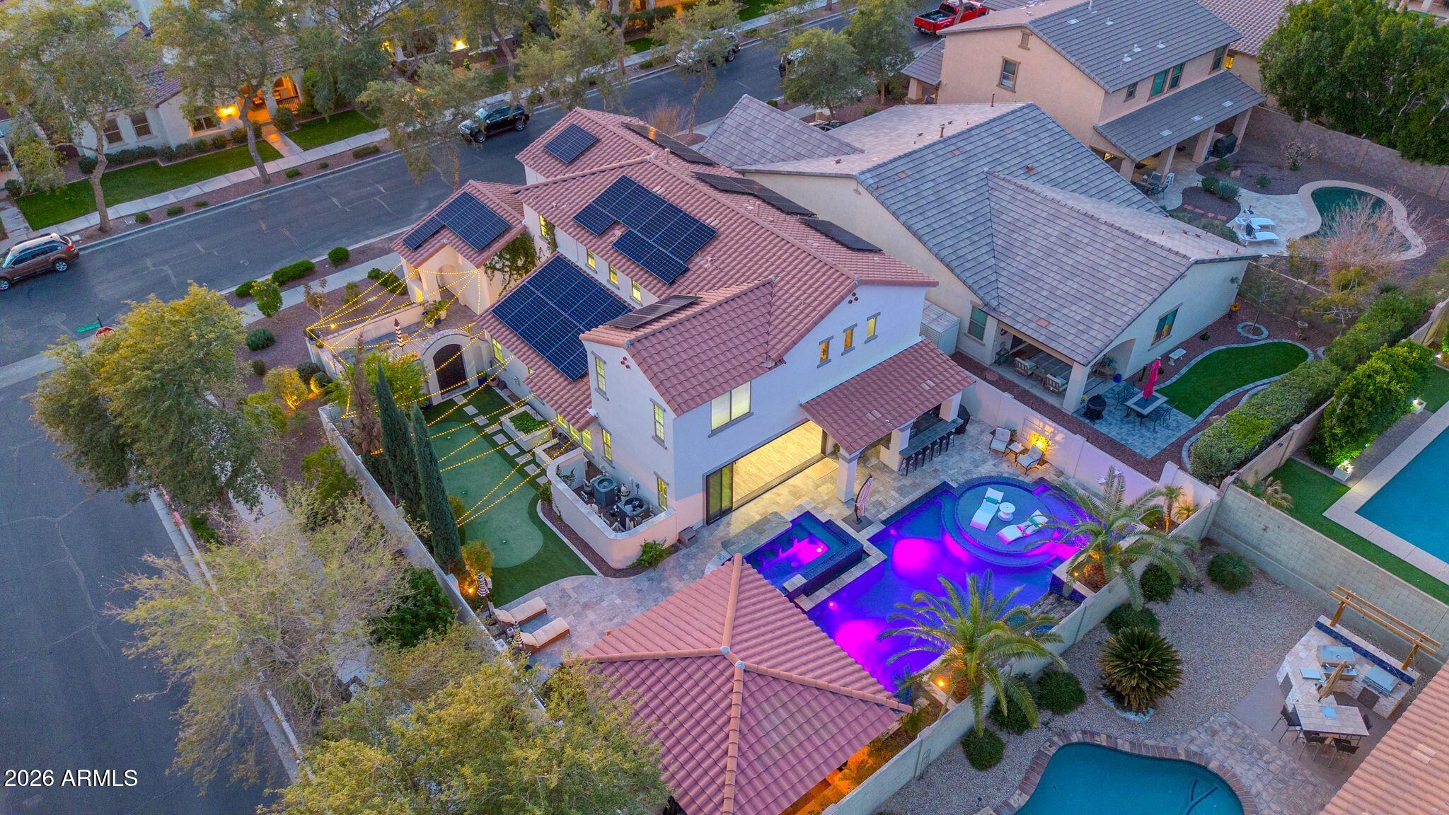 2985 North Point Ridge Road Buckeye, AZ 85396 - Photo 9 of 107 an aerial view of a houses with yard