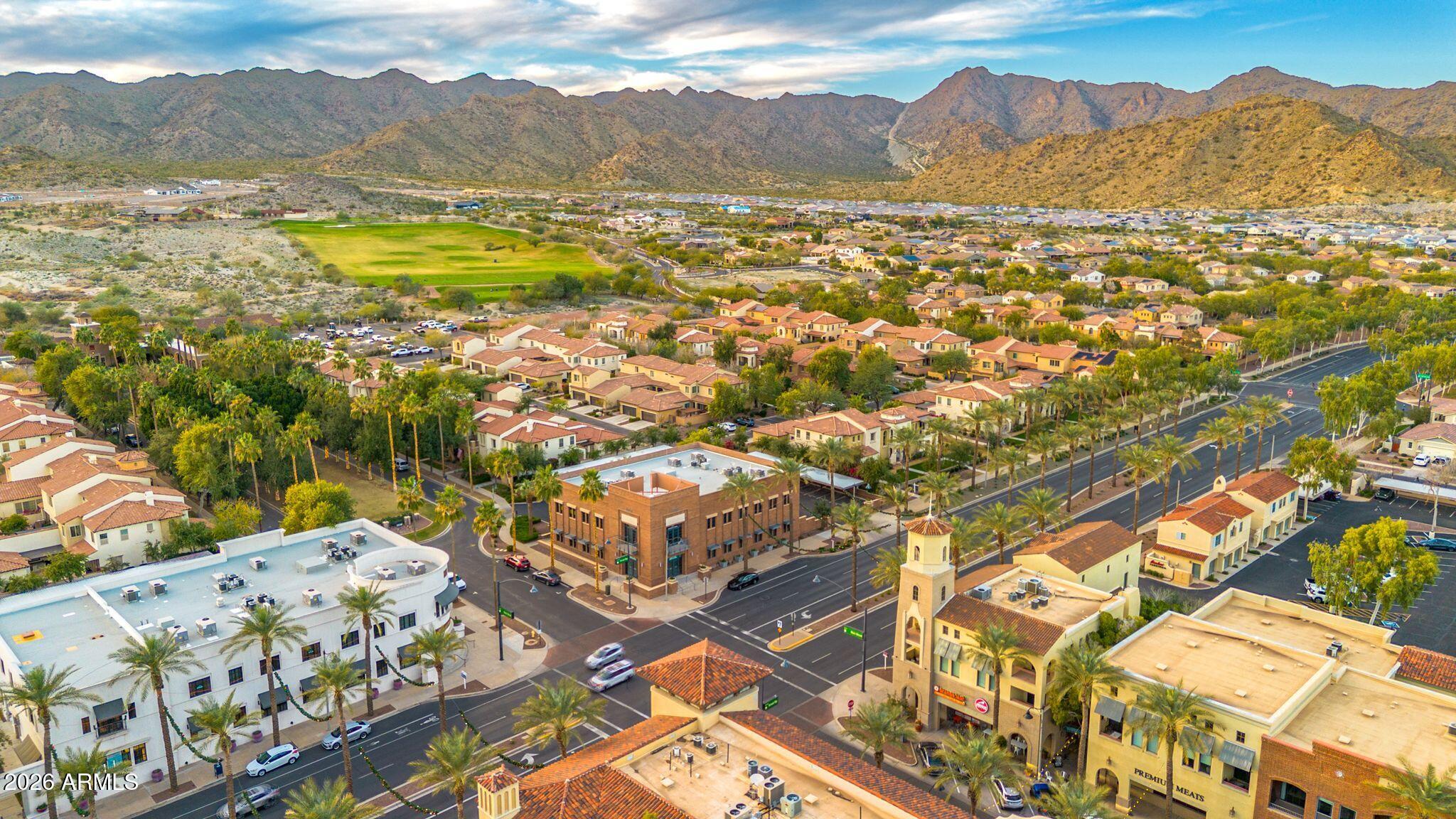 2985 North Point Ridge Road Buckeye, AZ 85396 - Photo 97 of 107 a view of a city with mountains in the background
