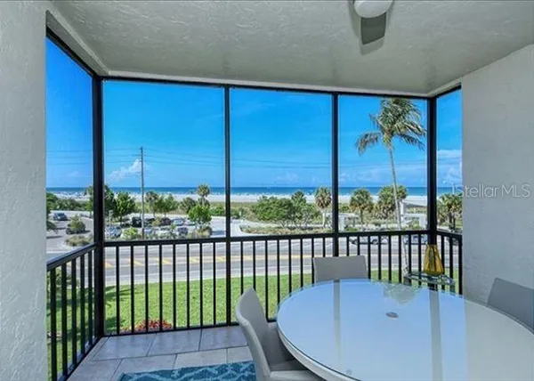 a view of a porch