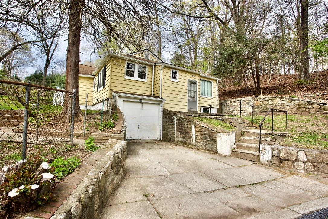 a view of a house with a patio