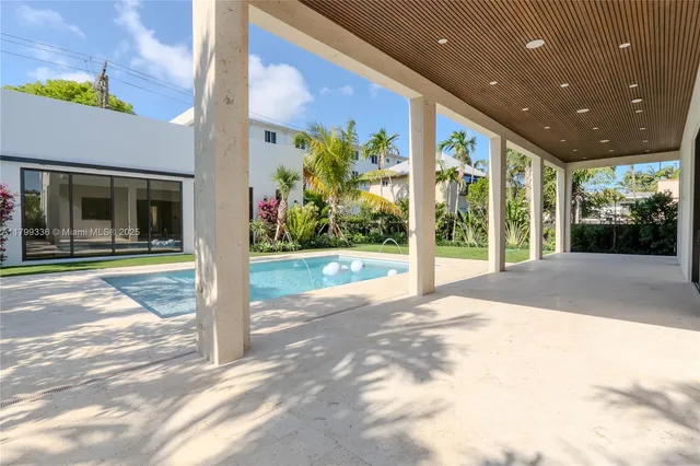 a view of a building with a front door