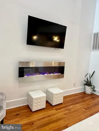 a view of a balcony with chairs
