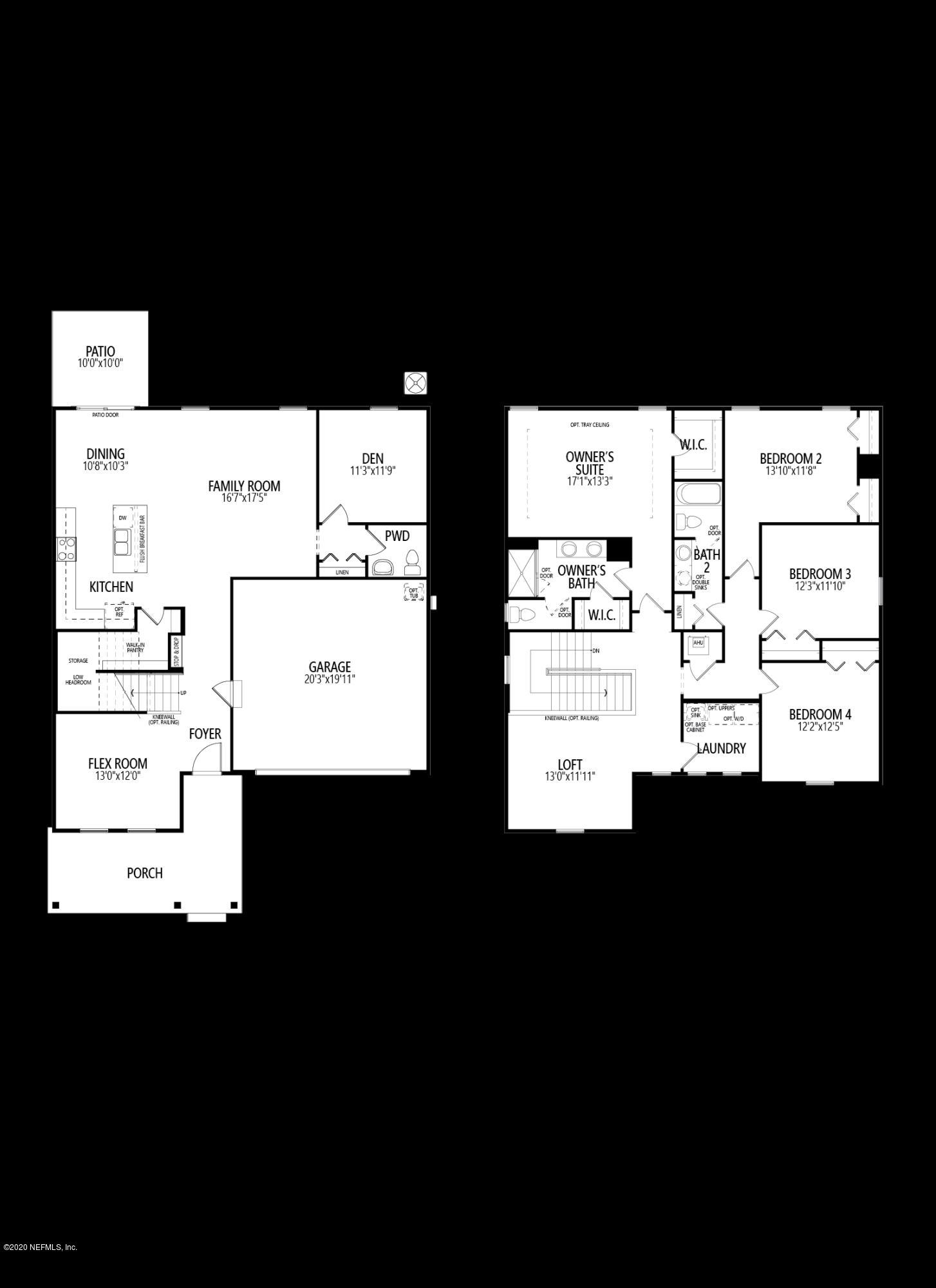 148 Sawgrass Lane Yulee, FL 32097 - Photo 20 of 20 JAX_Wildlight__Linden_Coastal_Floorplans