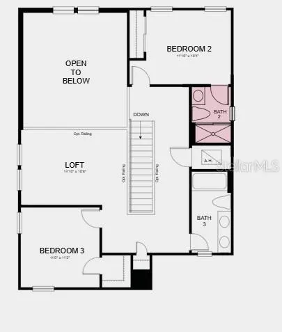 a picture of a floor plan
