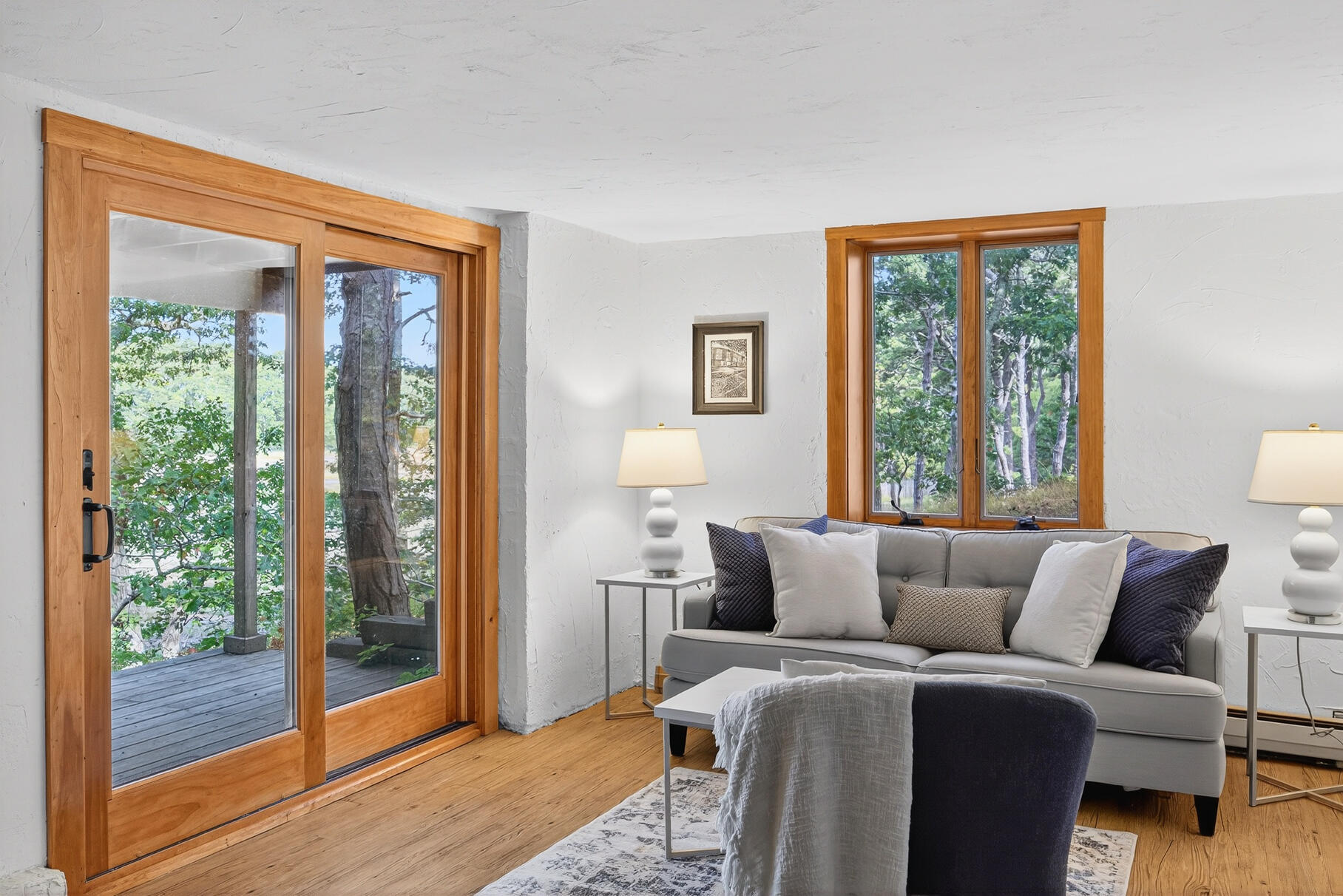 90 Blue Heron Road Wellfleet, MA 02667 - Photo 30 of 54 a living room with furniture and a window
