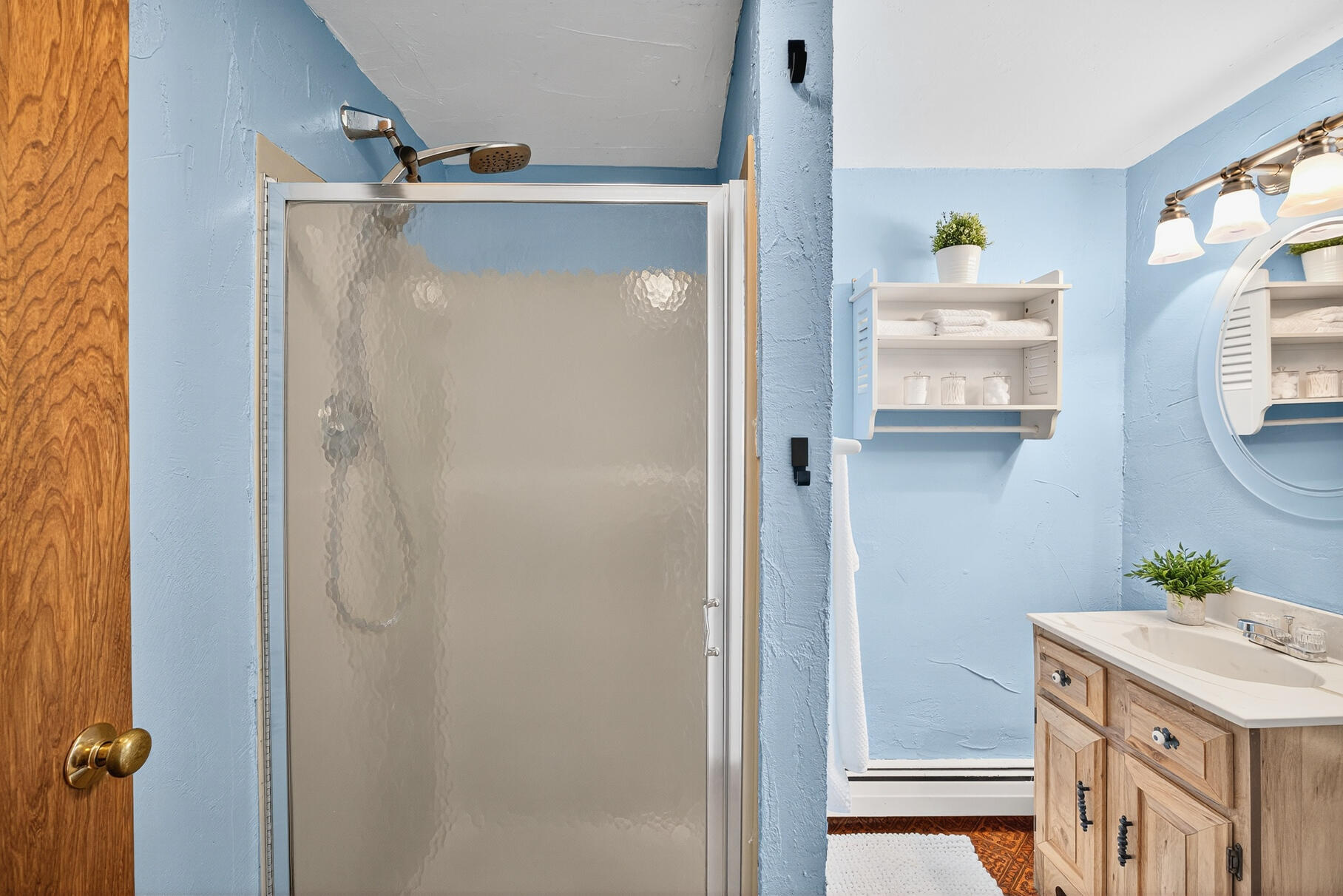 90 Blue Heron Road Wellfleet, MA 02667 - Photo 37 of 54 a bathroom with a shower and a sink