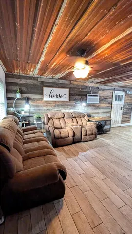 a view of parking garage with cars