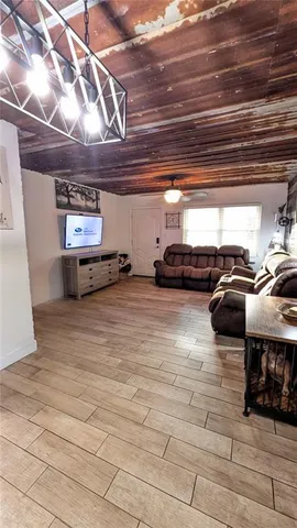 a view of an empty room