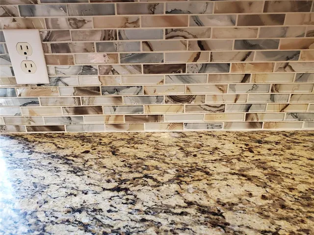 a view of wooden cabinet