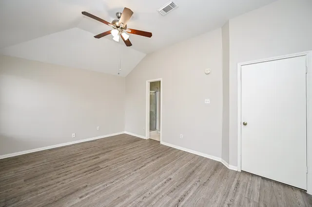 wooden floor in an empty room