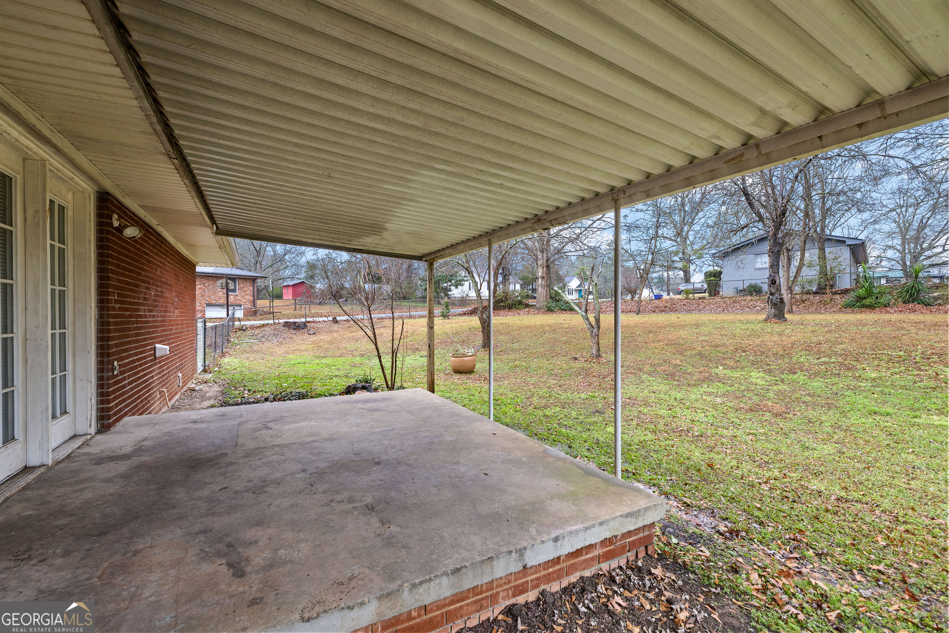 257 Fayetteville Road Fairburn, GA 30213 - Photo 26 of 31 a view of a backyard of the house