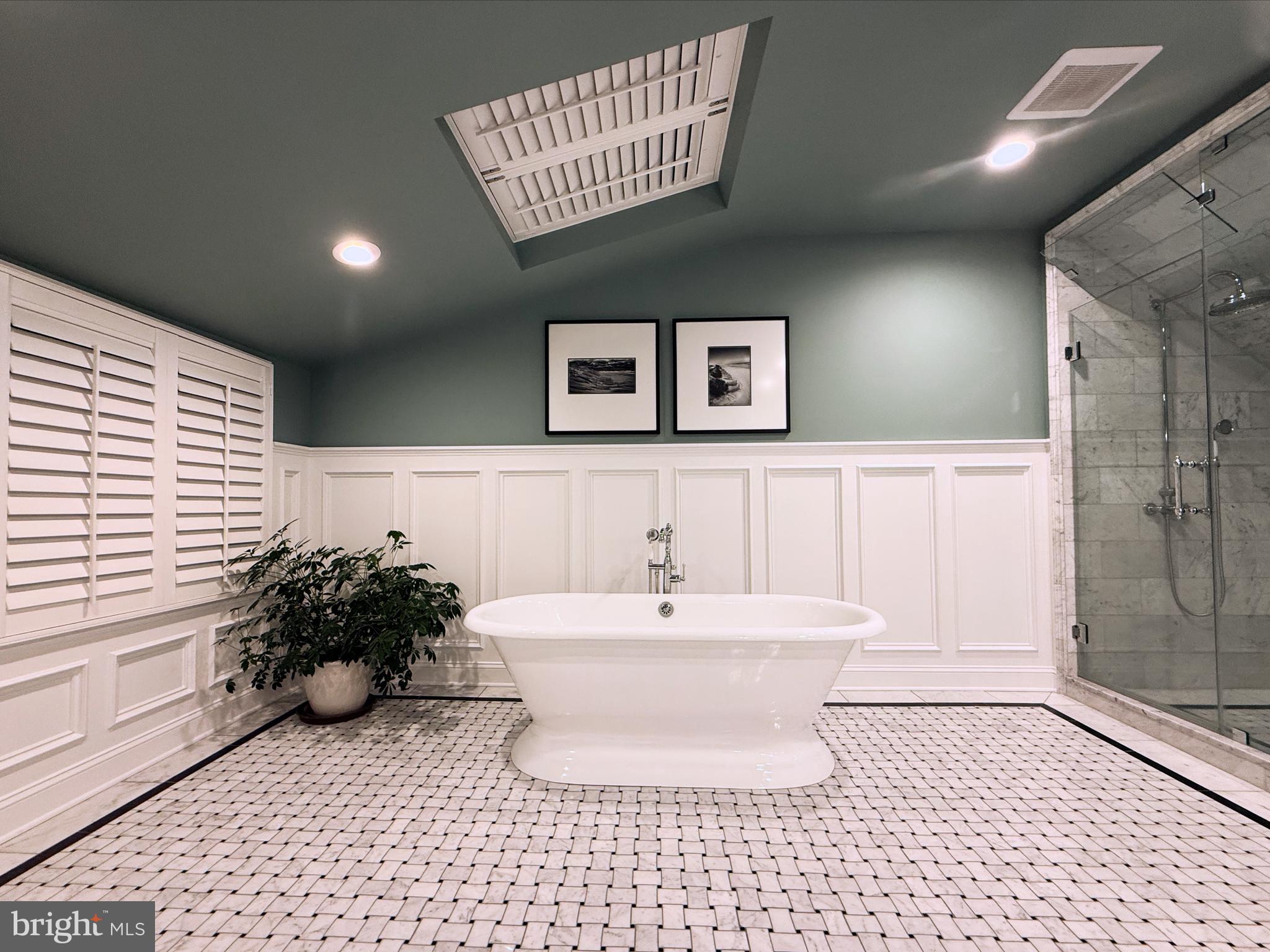 9217 Jeffery Road Great Falls, VA 22066 - Photo 40 of 80 a bathroom with a sink a toilet and shower