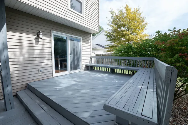 a view of outdoor space with deck and outdoor space