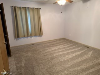 97 Park Road Painesville, OH 44077 - Photo 10 of 18 Empty room featuring ceiling fan and carpet floors