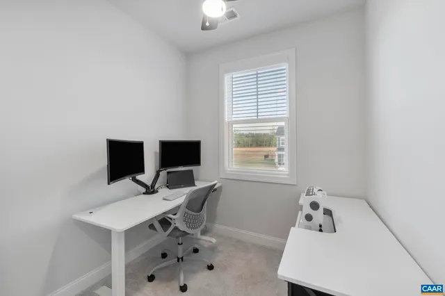 a view of a workspace with a window