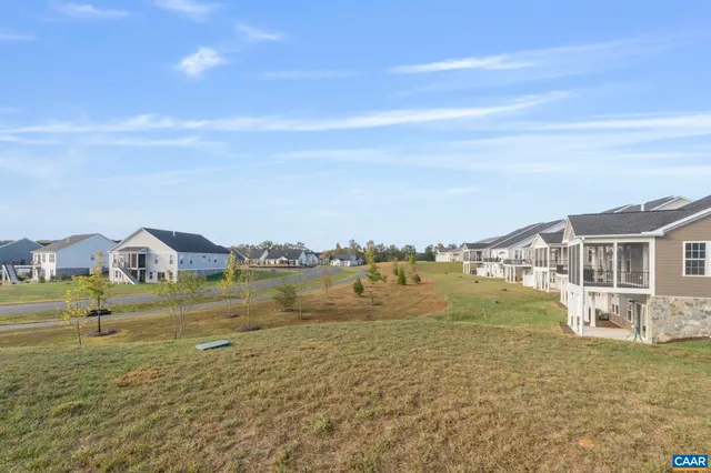 a house view with a garden space