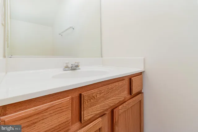 a bathroom with a sink and a vanity