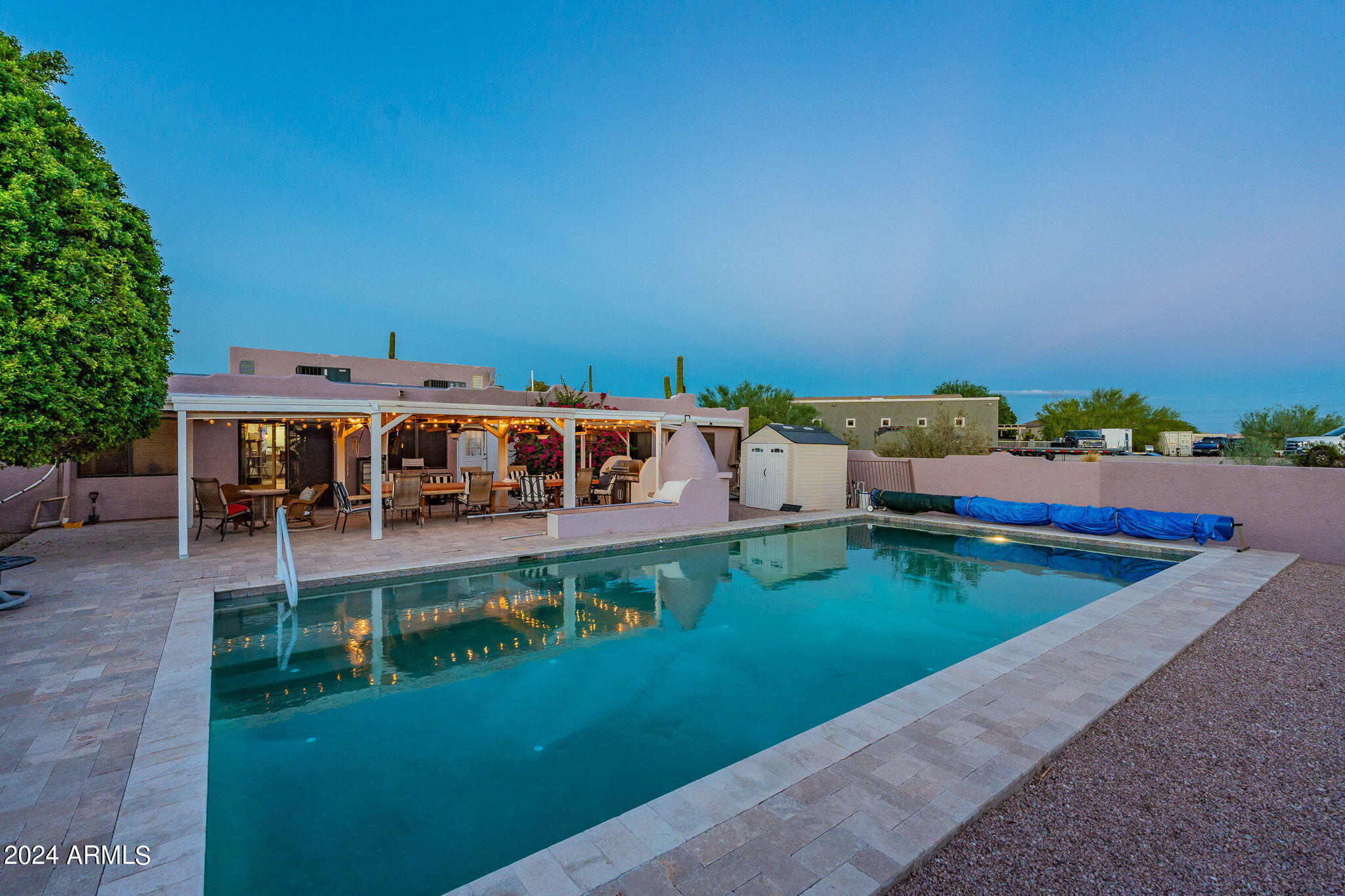 9645 East Brown Road Mesa, AZ 85207 - Photo 104 of 152 106-web-or-mls-Brown-twilight-12