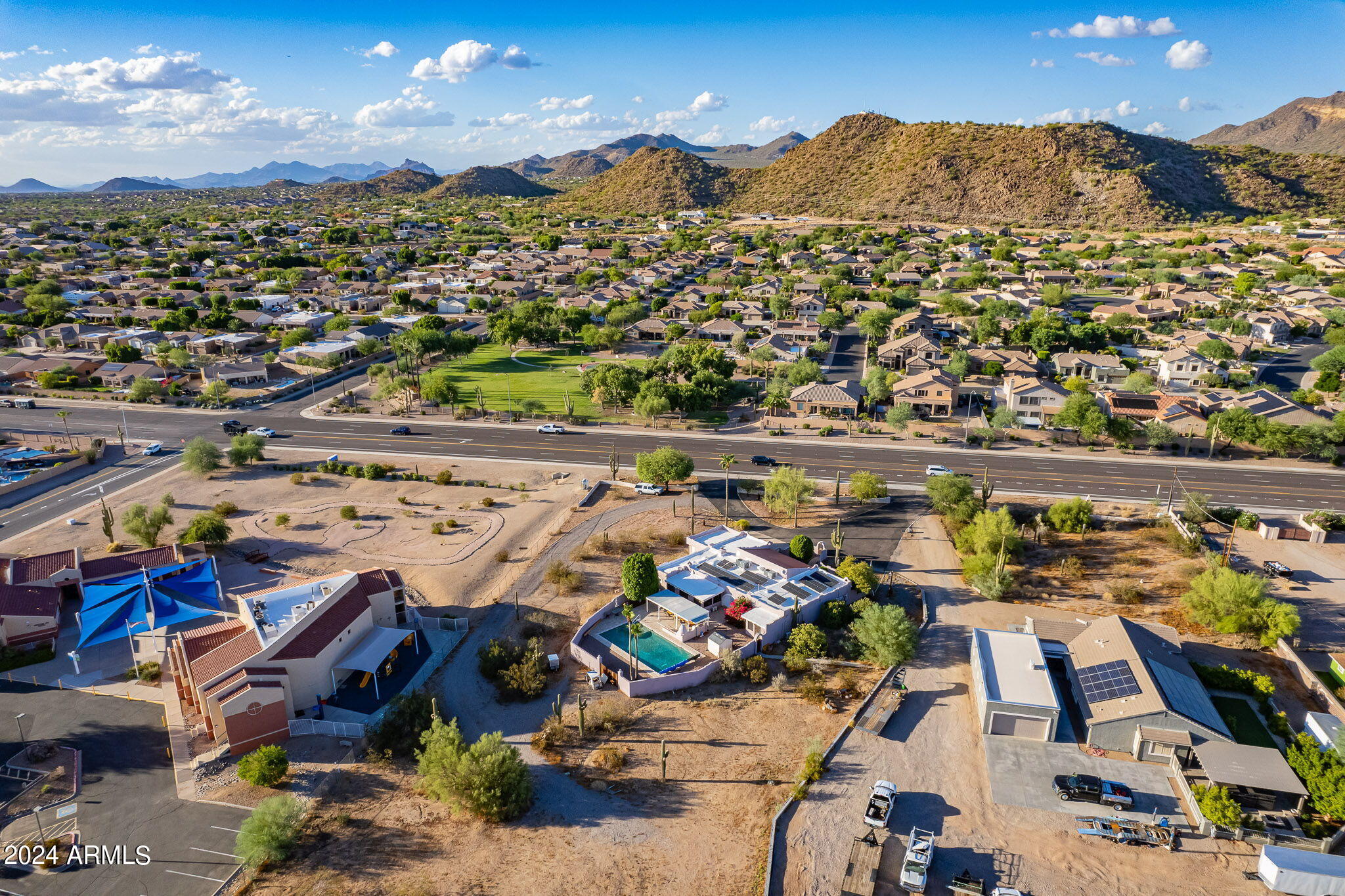 9645 East Brown Road Mesa, AZ 85207 - Photo 75 of 152 75-web-or-mls-Brown-aerial-2