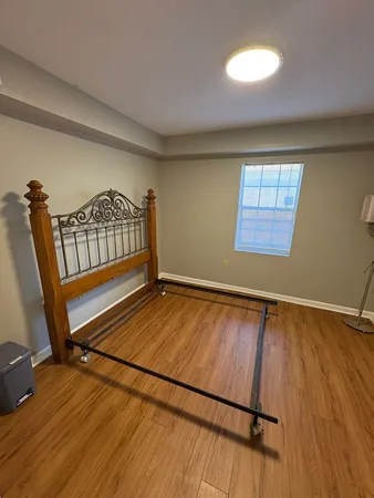 wooden floor with a window