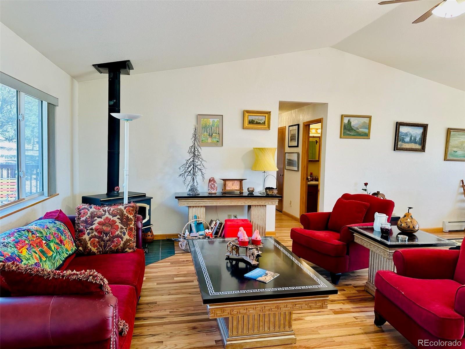 162 Cedar Ridge Road Mosca, CO 81146 - Photo 6 of 24 a living room with furniture and a potted plant