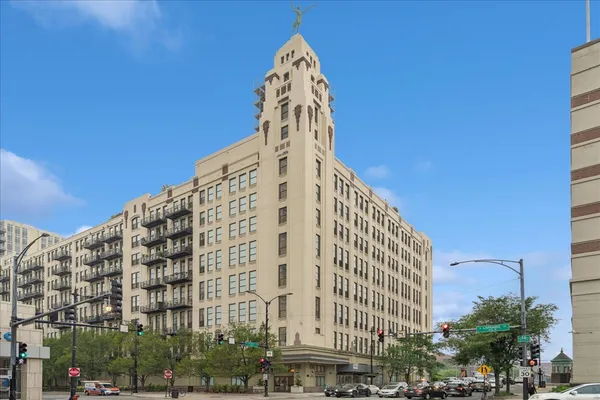 a view of a large building