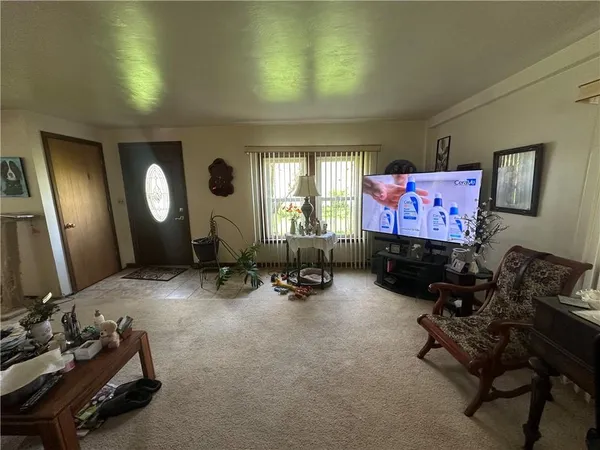 a room with toys and a chandelier