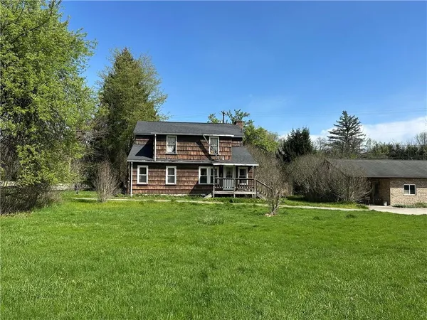 a view of a house with a outdoor space
