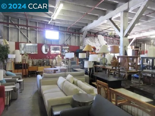 a outdoor space with lots of tables and chairs