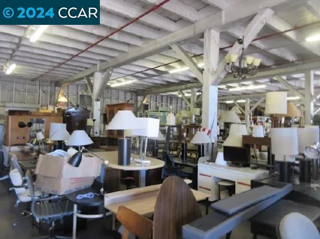 a outdoor space with lots of tables and chairs