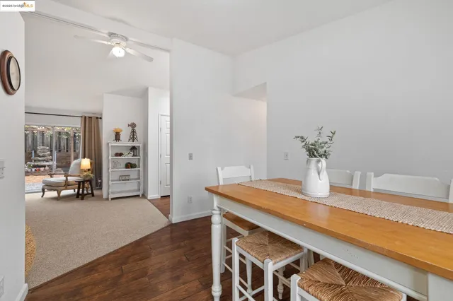 a view of kitchen with breakfast area