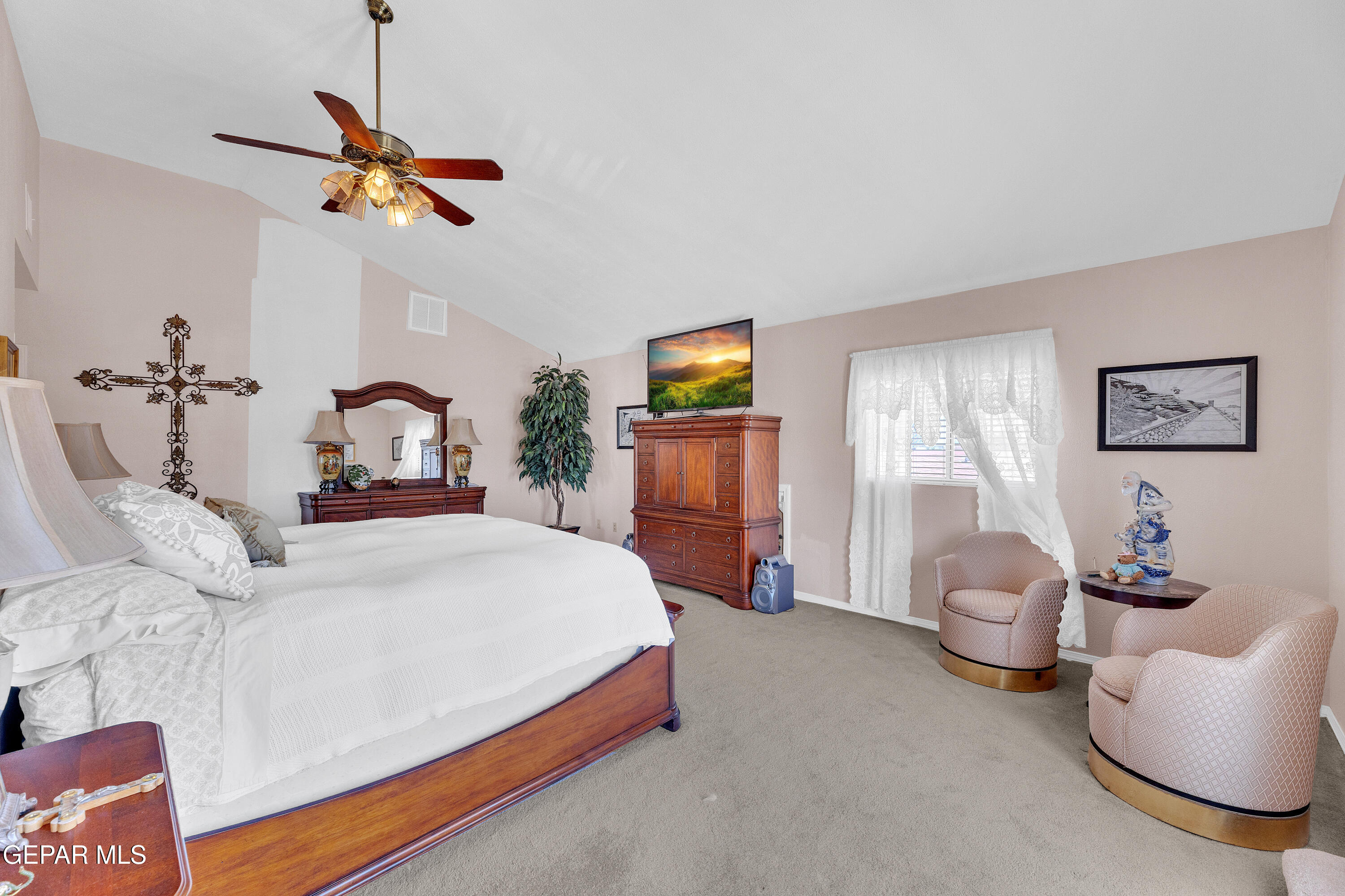 1664 Dick Ritter Street El Paso, TX 79936 - Photo 47 of 65 a bedroom with a bed and furniture