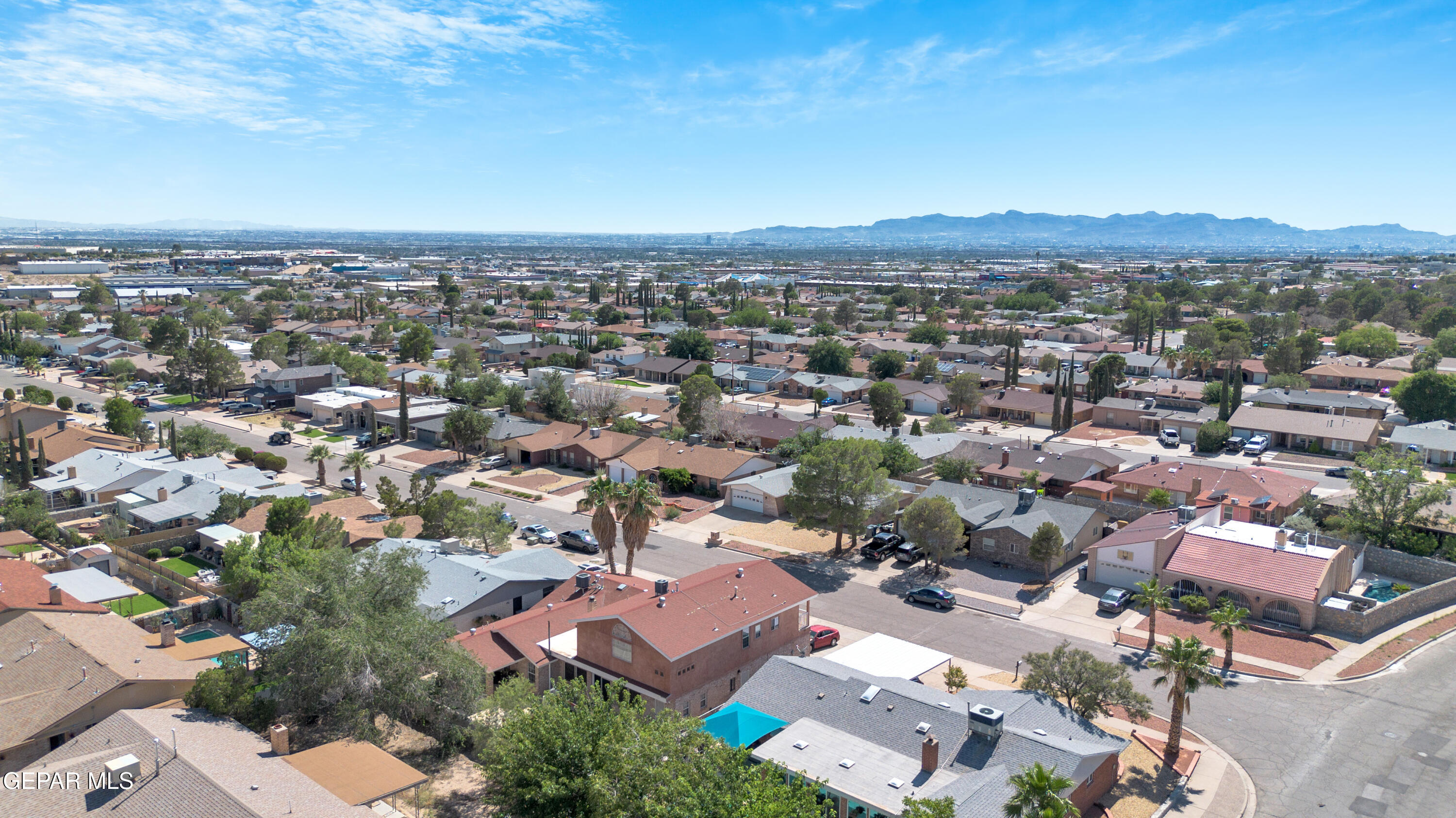 1664 Dick Ritter Street El Paso, TX 79936 - Photo 63 of 65 an aerial view of a city