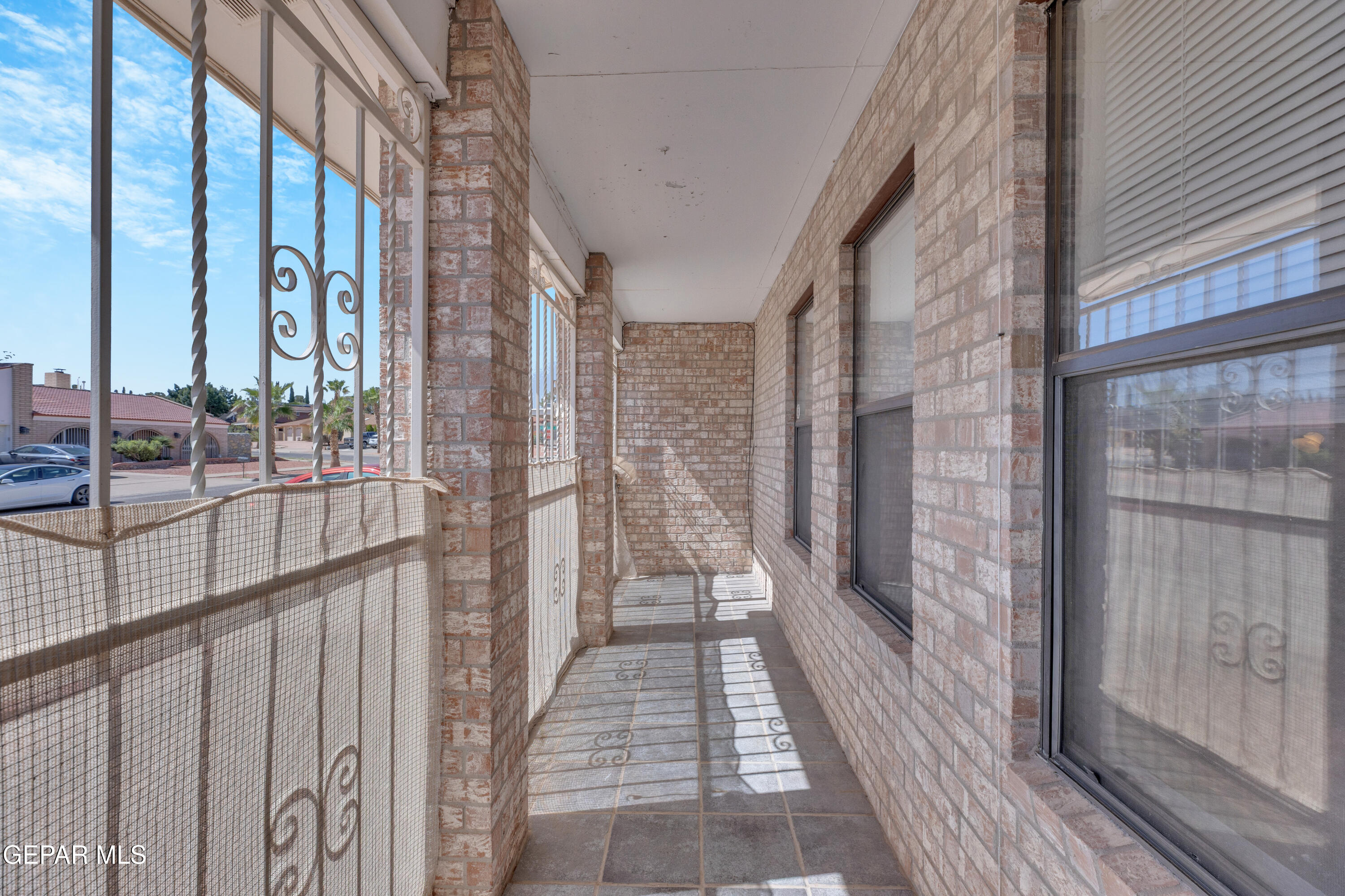 1664 Dick Ritter Street El Paso, TX 79936 - Photo 8 of 65 a view of a balcony with wooden floor