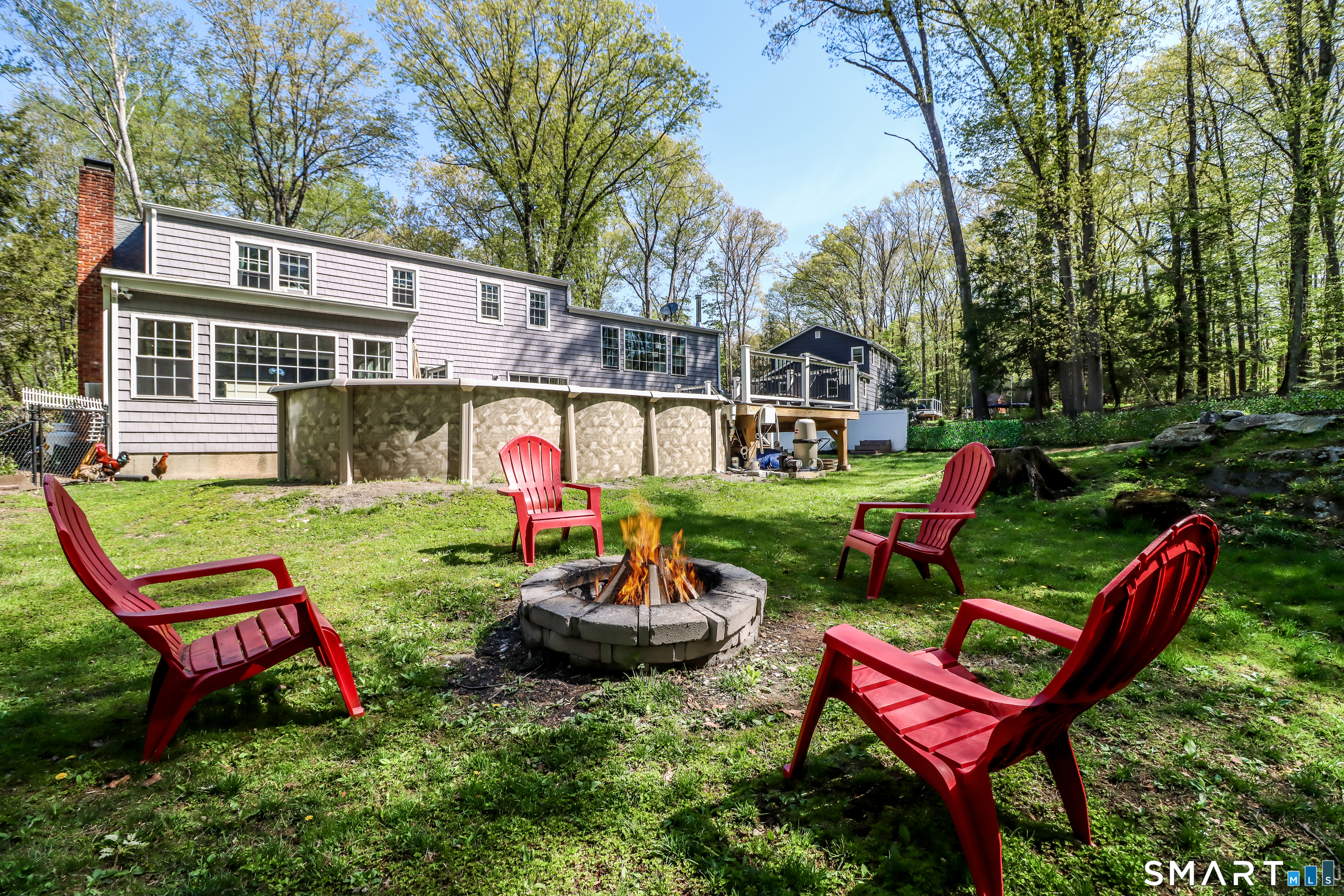 20 Puritan Valley Road Brookfield, CT 06804 - Photo 30 of 35 a view of a yard with furniture and garden
