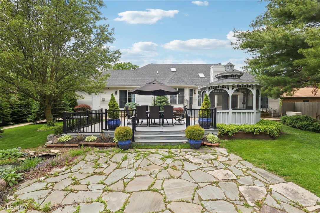 1881 Center Road Avon, OH 44011 - Photo 46 of 50 Gorgeous composite deck and stone patio.