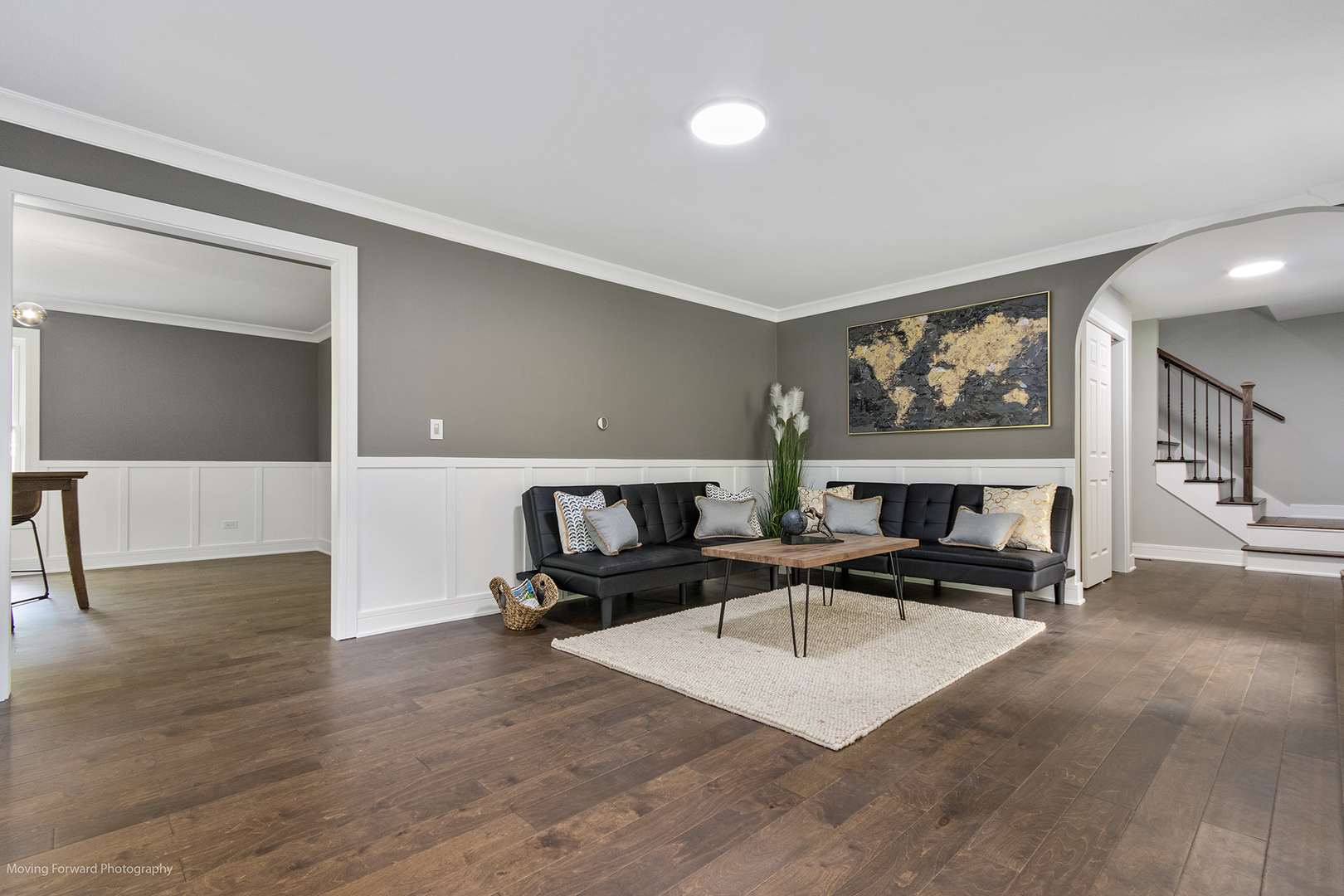 461 Huntley Road Crystal Lake, IL 60014 - Photo 14 of 45 a living room with furniture and a fireplace