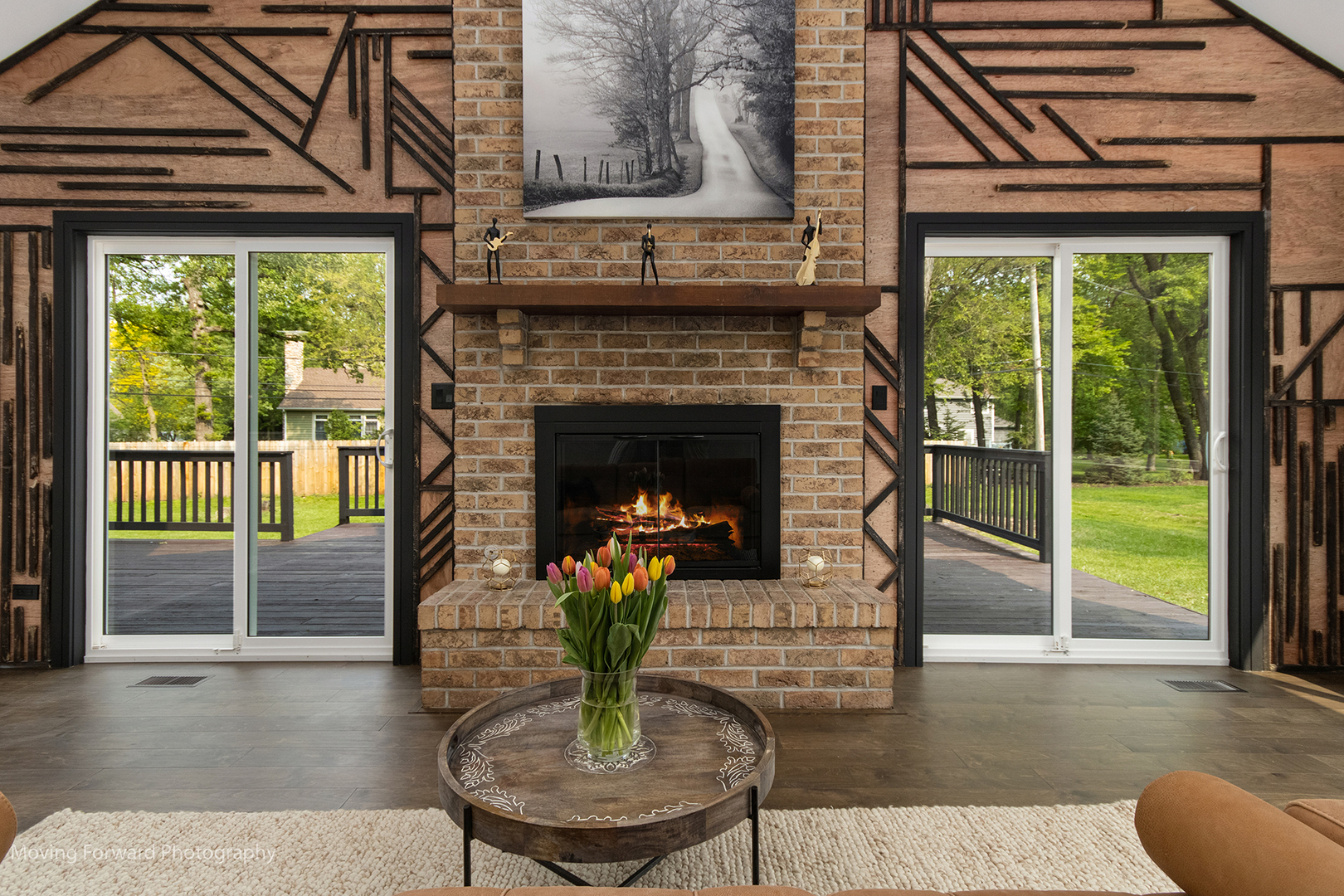 461 Huntley Road Crystal Lake, IL 60014 - Photo 2 of 45 a living room with furniture and a fireplace