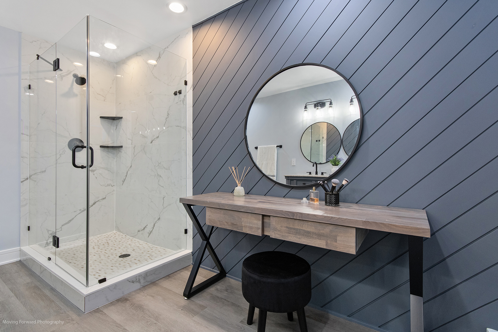 461 Huntley Road Crystal Lake, IL 60014 - Photo 21 of 45 a room with pool table mirror and glass door