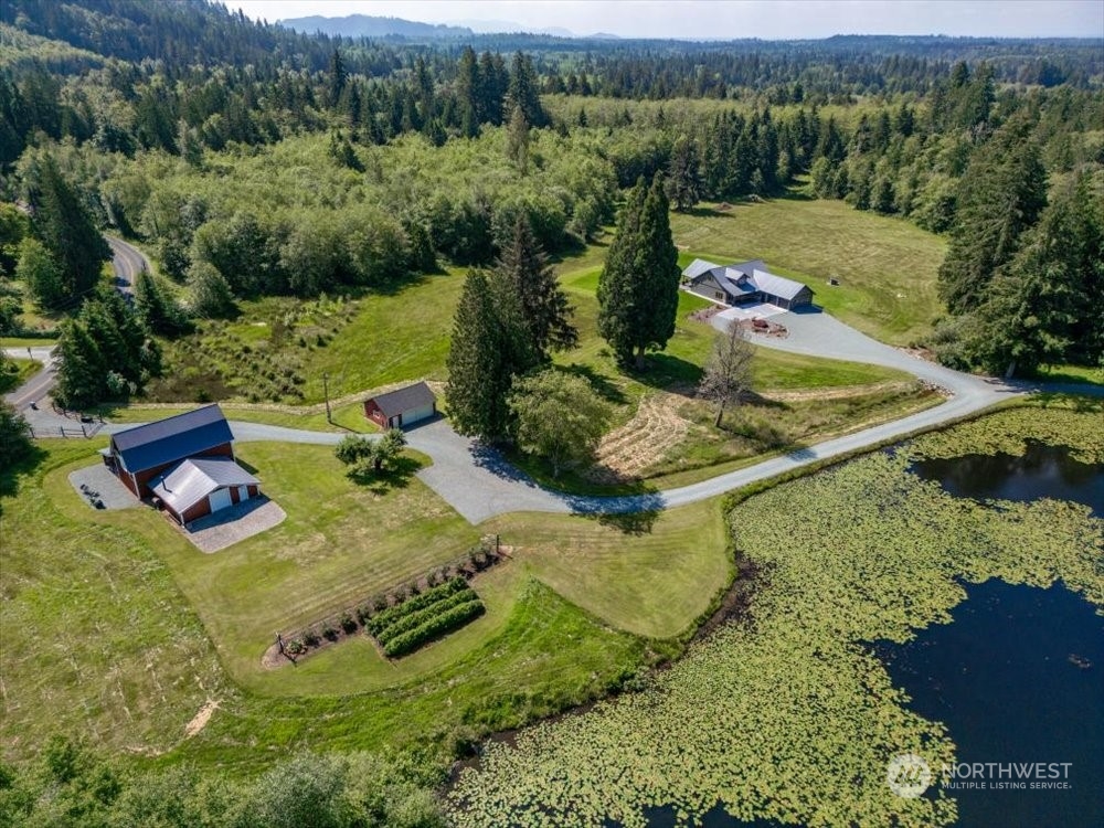 1680 Butler Creek Road Sedro-Woolley, WA 98284 - Photo 38 of 40 an aerial view of a house with a yard