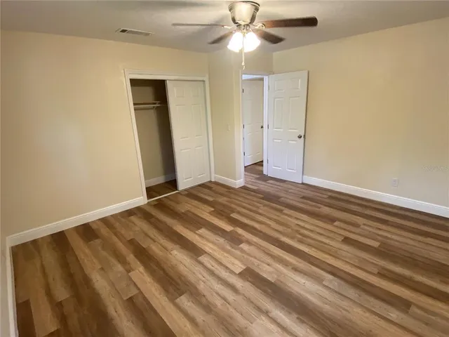 wooden floor in an empty room