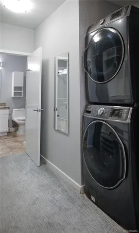 a view of balcony with furniture