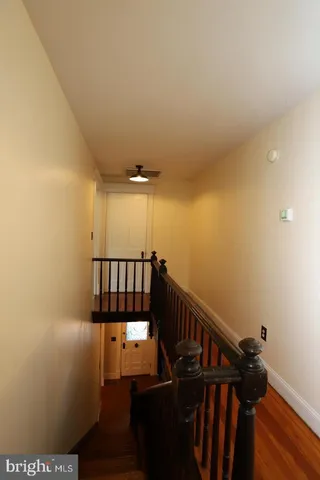 a view of entryway with a small space