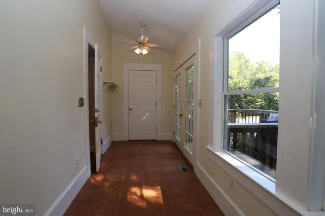 a view of gallery with window