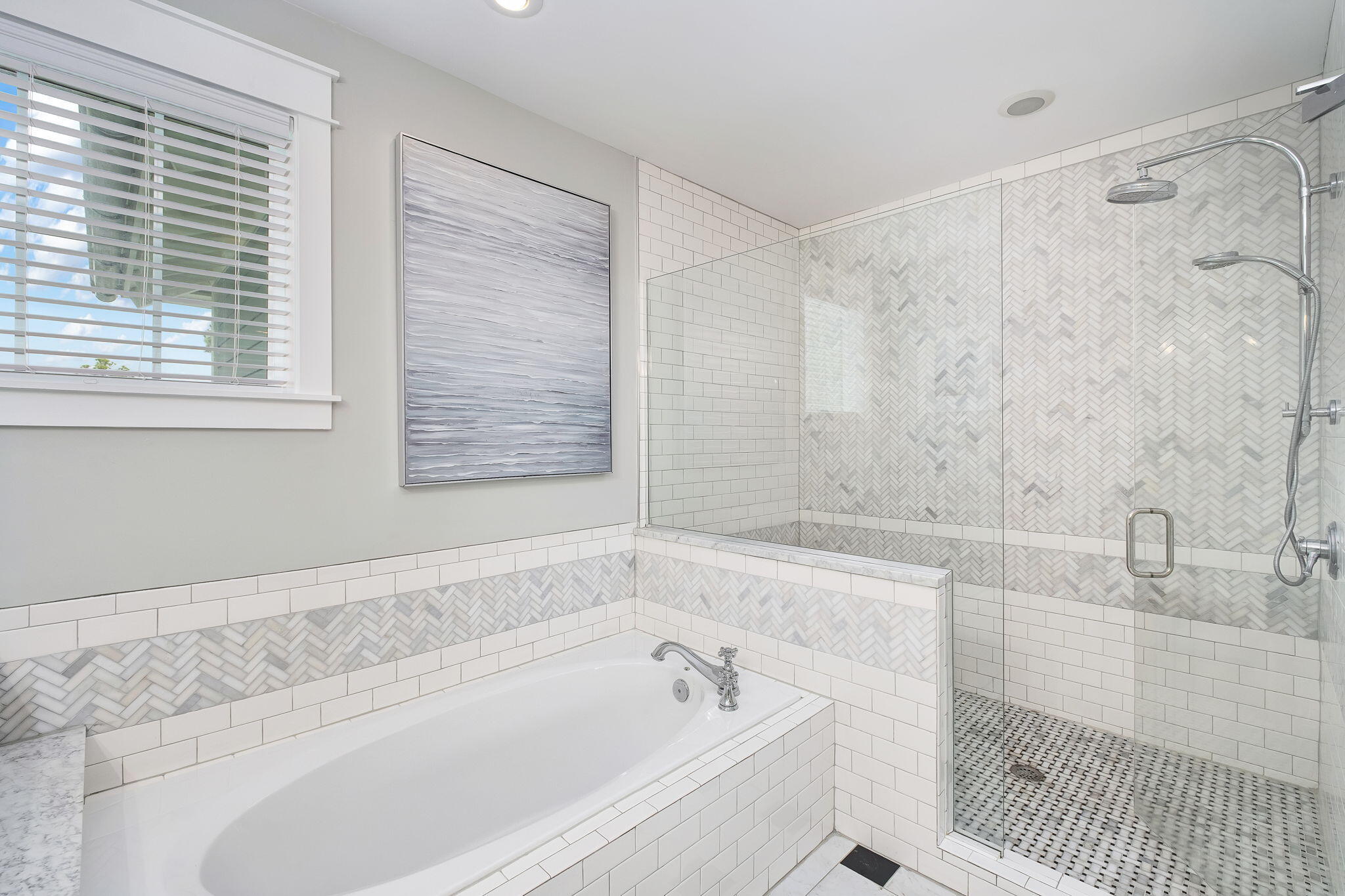 2846 South County Highway 395 Santa Rosa Beach, FL 32459 - Photo 17 of 19 a bathroom with a bathtub and a shower
