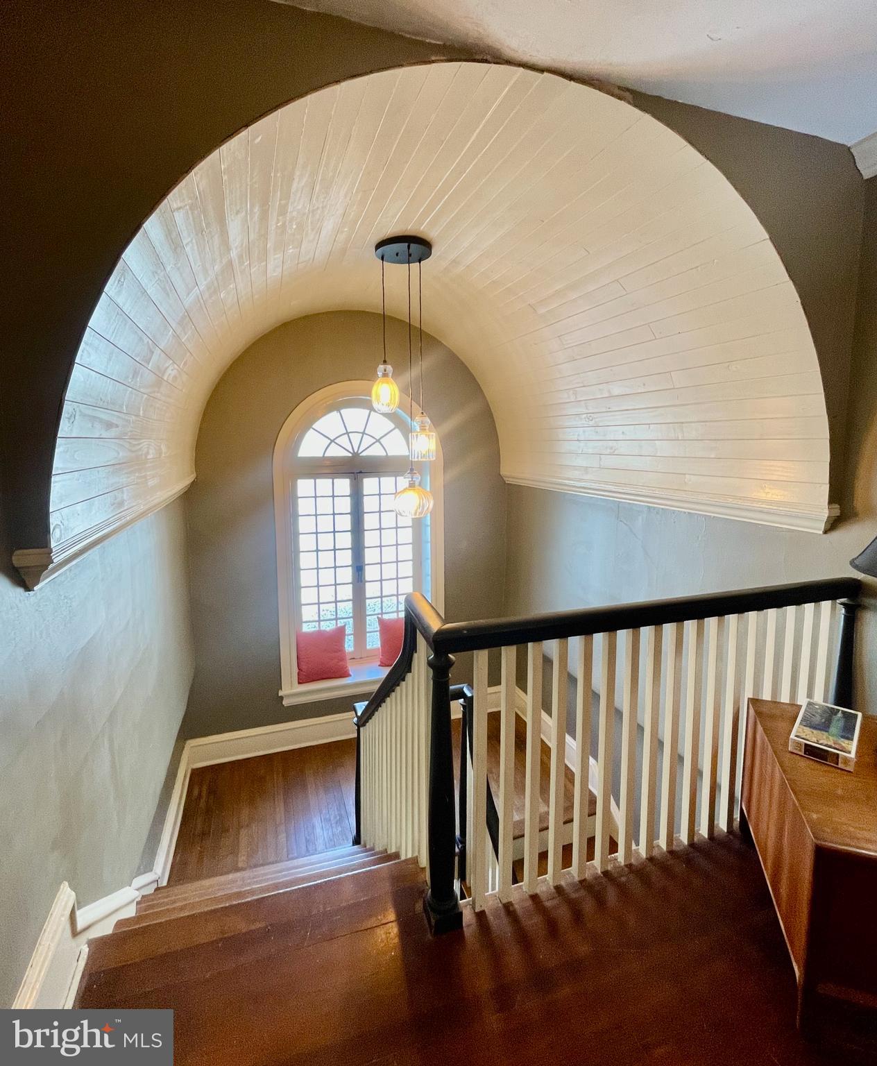 2103 Baynard Boulevard Wilmington, DE 19802 - Photo 46 of 75 3rd floor landing with Barrel Vault Ceiling