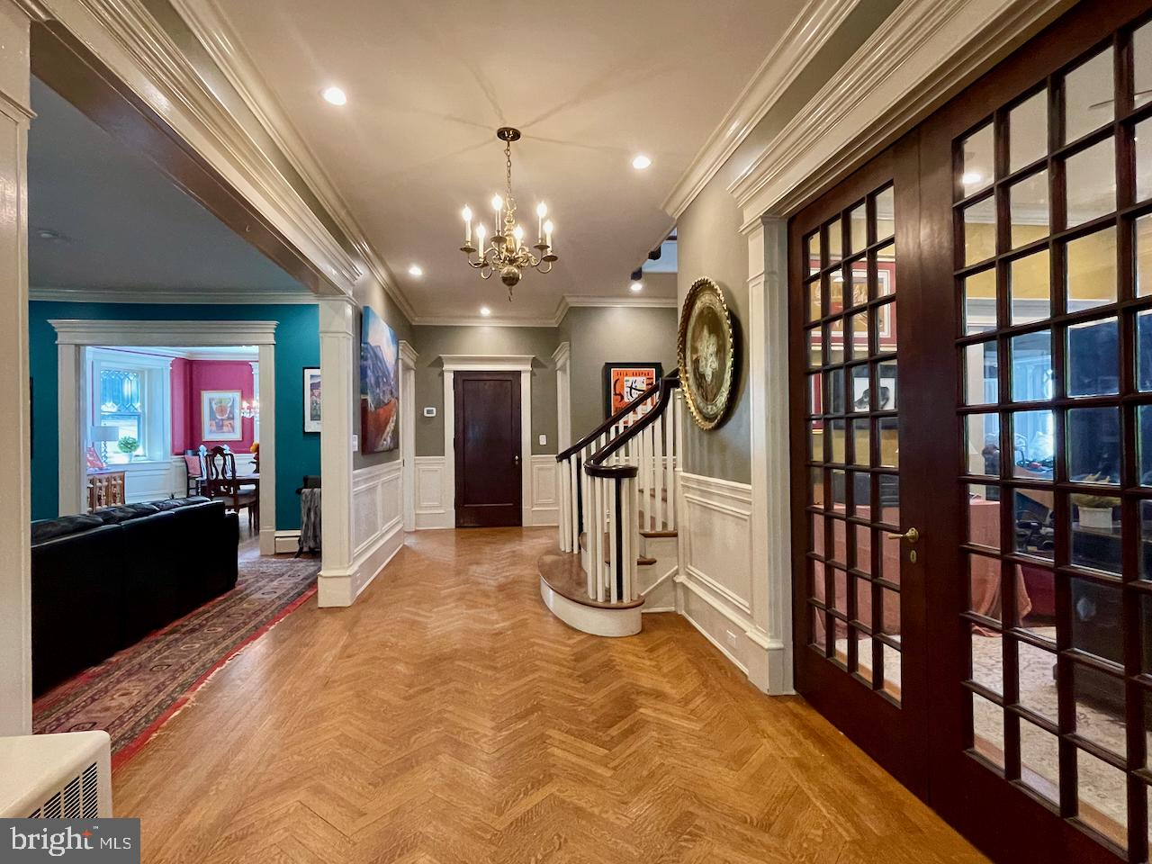 2103 Baynard Boulevard Wilmington, DE 19802 - Photo 10 of 75 Spacious Foyer with Herringbone Oak Flooring,