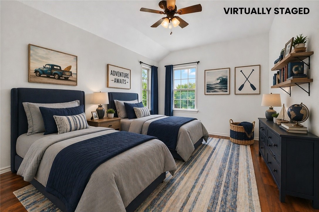 2328 Timberleaf Circle Ingleside, TX 78362 - Photo 26 of 33 a bedroom with bed and a window