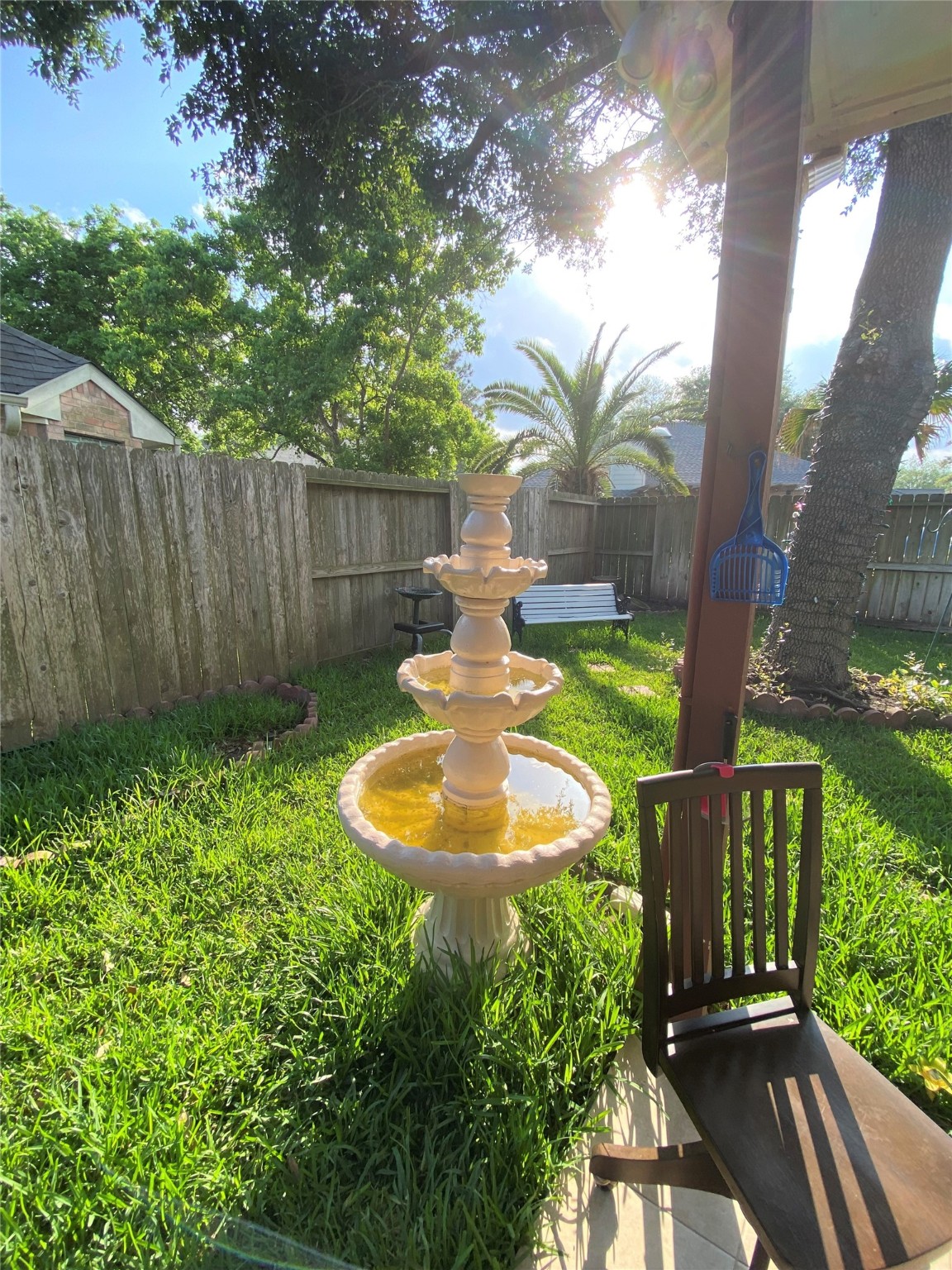 6918 Springcrest Court Sugar Land, TX 77479 - Photo 26 of 29 a view of a garden with a fountain