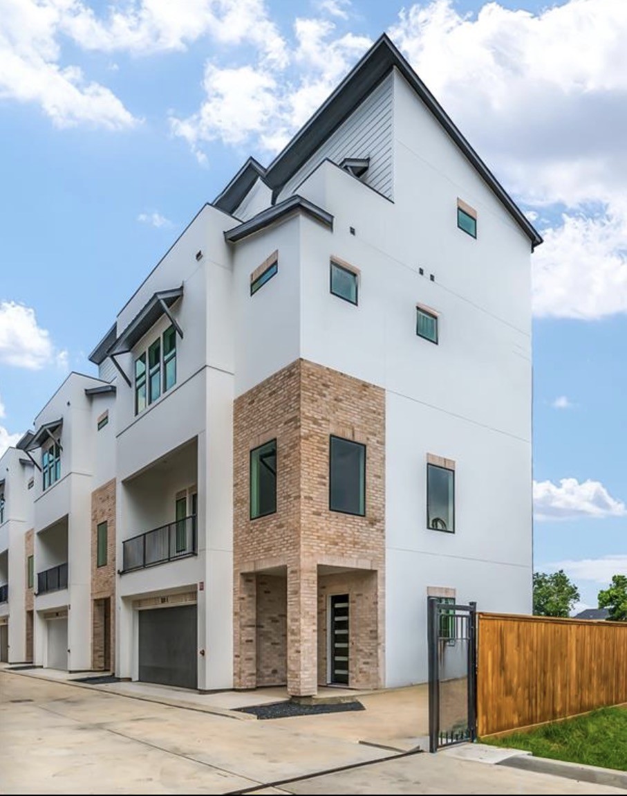 1618 Ojeman Road, Unit A Houston, TX 77055 - Photo 3 of 39 Four-story freestanding corner home has a rooftop terrace with an unobstructed view!